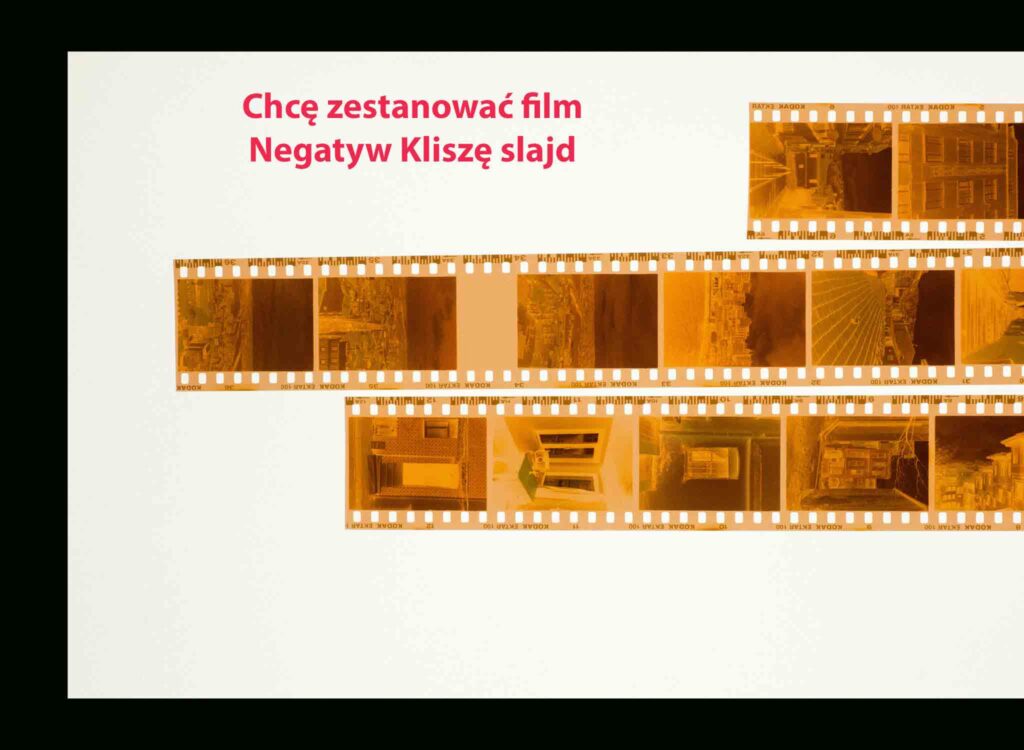 Skanowanie slajdów negatywów klisz filmów 8mm i 16 mm